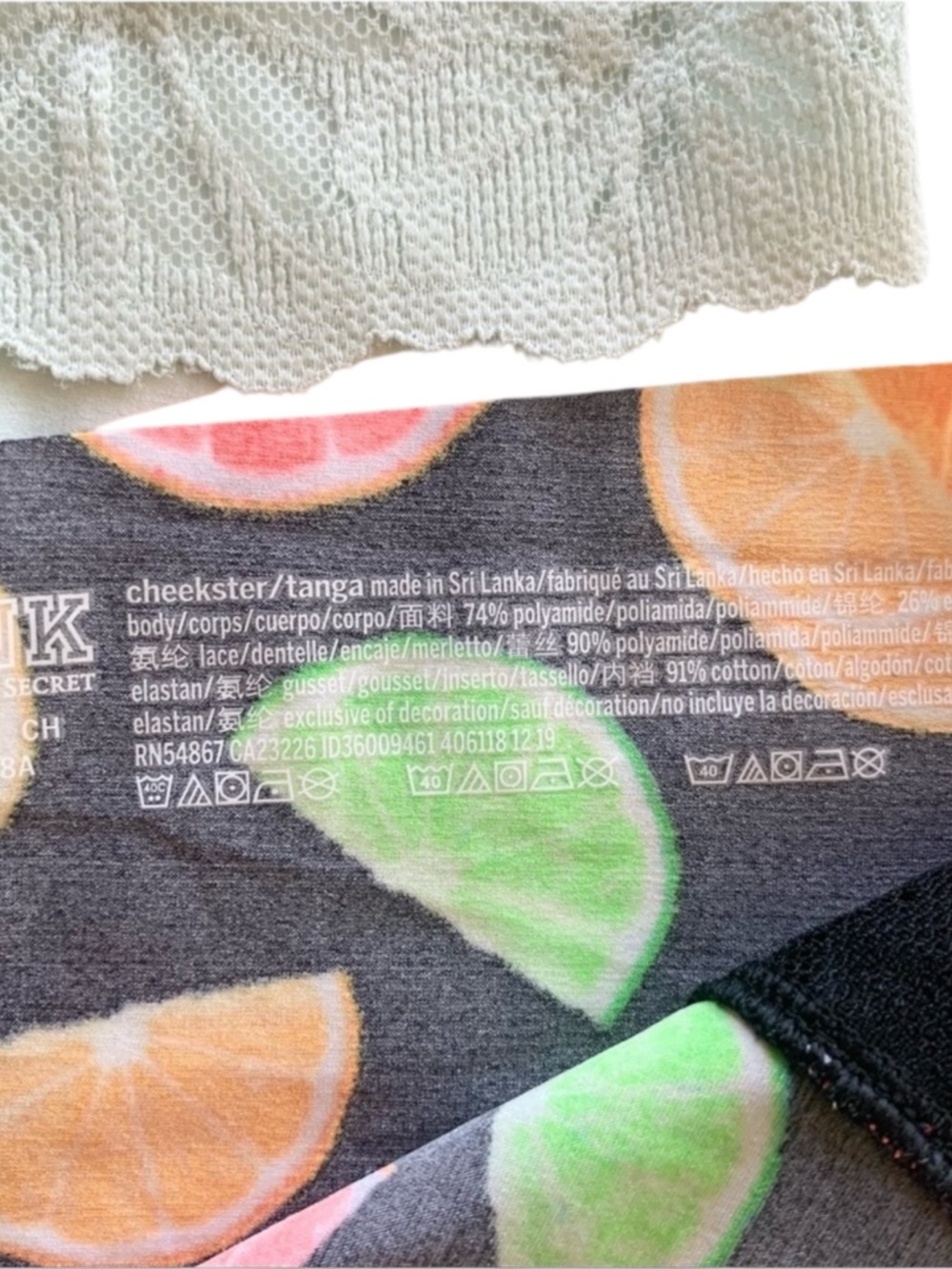 Victoria’s Secret 3pk Cheekster Panties Lot of 3 Small New - Picture 5 of 5